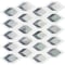 Andova Tiles Easton 5" x 3" Glass Novelty Mosaic Wall & Floor Tile ANDEAS335 - alternate 1